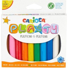 Carioca Plasty Kurumayan Oyun Hamuru 10 Renk 200 Gr. 42173