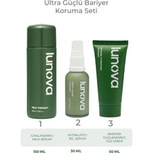Lunova Milk Serum, Dewy Glow, Intense Hydration Therapy | Bariyer Onarıcı, Nemlendirici Cilt Bakım Seti