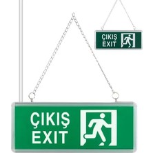 Pazarcan Zmr ZMR-670/Y.00 3W Tek Yön Acil Çıkış Yönlendirme Tabelası - Lambası (38X30X36MM)