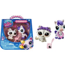 Littlest Pet Shop Minişler 2’li Figür Seti S4 - 249&AMP;250 Zebra ve Yavru Kedi