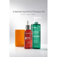 Kosmo Slim 3’lü Cilt Bakım Seti – Kojik Sabun, Luxe Peeling & Dutox Serum | Aydınlatıcı & Pürüzsüzleştirici