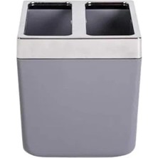 Calperia Gri Renk Mutfak Seti, Sıvı Sabunluk ve Fırça ile Pratik Kullanım