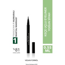 Yves Rocher Yoğun Siyah Keçe Uçlu Eyeliner 0.55 ml Uzun Süre Kalıcı ve Vegan Formül