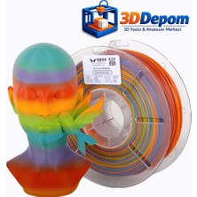 Apex 3D Tech Pla Plus Rainbow Tropic Glow Filament