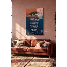 Macrodec Success Iceberg Başarının Görünmeyen Yüzü Cam Tablo - - 4mm Temperli Kırılmaz Cam Duvar Dekoru