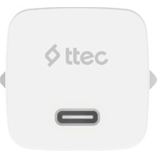 Ttec Smartcharger Gan 20W Pd Seyahat Hızlı Şarj Aleti + Usb-C - Lightning 150CM Kablo.