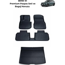 Elektrikli Pazar Bmw X1 Premium Paspas Seti + Bagaj Havuzu