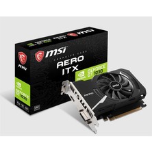 MSI Msı Geforce GT1030 Aero Itx 2gd4 Oc 2gb Ddr4 64BIT 1xhdmı 1xdvı Ekran Kartı