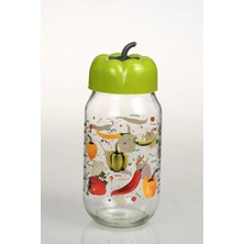 Die Grup Biber Kapaklı Desenli Kavanoz 1000 cc ROYALEKS-BKD1000