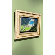 Detay Decor Uzungöl Manzaralı Doğal Taş Tablo