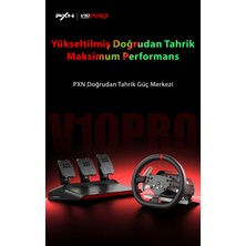 Pxn V10 Pro 3.2nm Direct Drive Direksiyon Seti + N5 Dongle | Ps5, Ps4, Pc ve Xbox Uyumlu Profesyonel Sim Racing