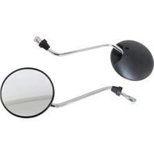 GMS Motosiklet Aynası Takım 10 mm Siyah Yuvarlak