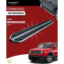 Ankatech Jeep Renegade diamond krom Yan Basamak 173 cm 2014 Üzeri