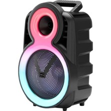 Hepu HP-115 Partybox Kablolu Mikrofonlu Sarjlı Bluetooth 8” 20W Hoparlör