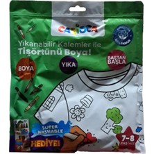 Carioca Kalem Hediyeli Boyanabilir Tişört 7-8 Yaş