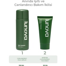 Lunova 150 ML Milk Therapy Nemlendirici Serum ve Bariyer Güçlendirici Yüz Kremi | Serum ve Yüz Kremi Seti