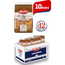 Mutlu Makarna Tam Buğday Penne Makarna 350G / 10 Adet
