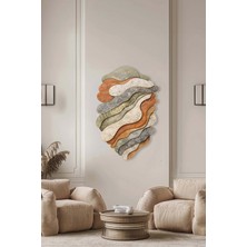 Macrodec Stone Rhythm Taşın Sessiz Ritmi Metal Tablo - Soyut Modern Duvar Dekoru