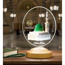 Sevgilambası Ravza Led Lamba, Umre ve Hac Hediyesi Mescid-I Nebevî Yeşil Kubbe LED Lamba – Kubbetül Hadra ve Hz. Muhammed’in Kabri Temalı Manevi Hediye