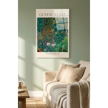 Macrodec Gustav Klimt Ayçiçekleri Cam Tablo - 4mm Temperli Kırılmaz Cam Duvar Dekoru