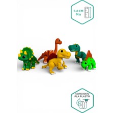 3DSS Mini Dinozor Figürleri 5’li Set | Çocuklar Için Hediyelik Oyuncak | Pinyata Dolum