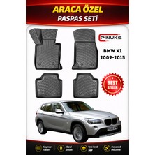 PINUKS Bmw X1 2012  Araca Özel Havuzlu  5d  Oto Paspas Seti Pro Seri