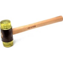 Luord-Store Vidalı Yumuşak Plastik Tokmak / Çekiç No:40