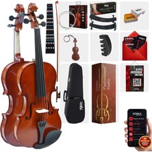 Midex CVL-742-TYS Profesyonel 1/2 Çocuk Kemanı Seti 8-10 Yaş (Yastık Tel Çanta Yay Susturucu Reçine)