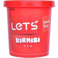  lets tek renk oyun hamuru kırmızı 115 gram l8440-2 (24 lü paket)