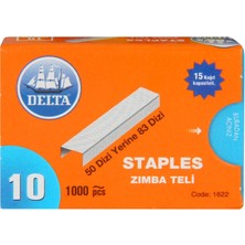Delta 1622 Zımba Teli 1000 Li No:10 Beyaz (10 Kutu)