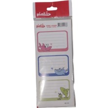 Platin Okul Etiketi 8,5 X 19,33 Mm 10 Lu Pe-131 (1 Paket 10 Adet)