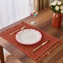 Evidea Kitchen Love Servis Tabağı - Pembe / Beyaz - 27 cm