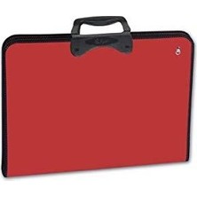 Abka Fermuarlı Resim-Proje Çantası 37X54 Cm Kırmızı Proart 3.01.26.007