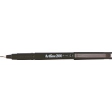 Artline Ek-200 Fineliner İnce Uçlu Keçeli Kalem 0.4 Mm Koyu Kahverengi (12 Li Kutu)