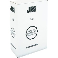  sarff tel spiral jbı karo 1-2" beyaz 50 li (1 paket 50 adet)