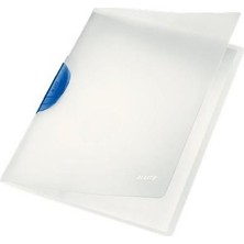 Leitz 4174 Sıkıştırmalı Dosya Colorclip Sırttan Klips 30 Sayfa Mavi (6 Lı Paket)