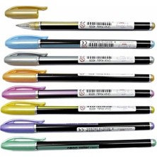 Taros Unick Color Metalize Jel Tükenmez Kalem 4441 (48 Li Paket)