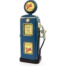 Elwes Dekoratif Metal Yakıt Pompası Biblo Kumbara Hediyelik