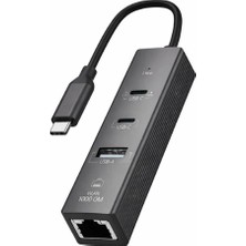 Nemere Type-C To 2 Type- USB Gigabit Ethernet ZR1207