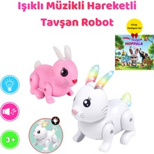 Vardem Işıklı Müzikli Hareketli Tavşan Robot – Çocuklar Için Interaktif Oyuncak