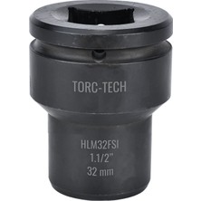 Torc-Tech 32MM M22 1.1/2" Altıköşe Ağır Lokma [H:115MM] Standart HLM32FSI