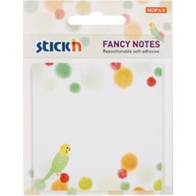  hopax stickn yapışkanlı not kağıdı fancy 5.seri 30 yaprak 76x76 mm 4-2173200-5001