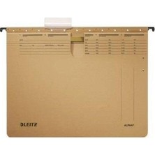 Leitz 1914 Alpha Askılı Telli Dosya Kraft 10 Lu 19143000 (10 Lu Paket)