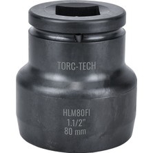 Torc-Tech 80MM M52 1.1/2" Altıköşe Ağır Lokma [H:100MM] Kısa Tip HLM80FI