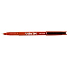 Artline Ek-200 Fineliner İnce Uçlu Keçeli Kalem 0.4 Mm Kırmızı (12 Li Kutu)