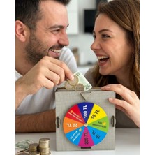 Siv Ticaret Şans Çarklı Kumbara Para Biriktirme Oyunu Eğlenceli Tasarım - Lisinya