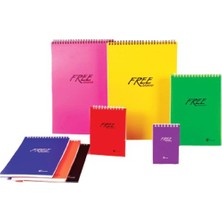 Keskin Color A6 Bloknot Free Office Spiralli Çizgili 80 Yaprak 145201-99 (36 Lı Paket)