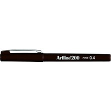 Artline Ek-200 Fineliner Pen 0.4Mm İnce Uçlu Yazı Ve Çizim Kalemi Siyah (12 Li Kutu)