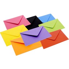  doğan davetiye zarfı renkli 130x180 mm 80 gr karışık 500 lü (1 paket 500 adet)