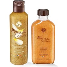 Yves Rocher Nemlendirici Peeling Duş Yağı 150ML & Işıltı Veren Saç ve Vücut Yağı 100ML 2'li Set